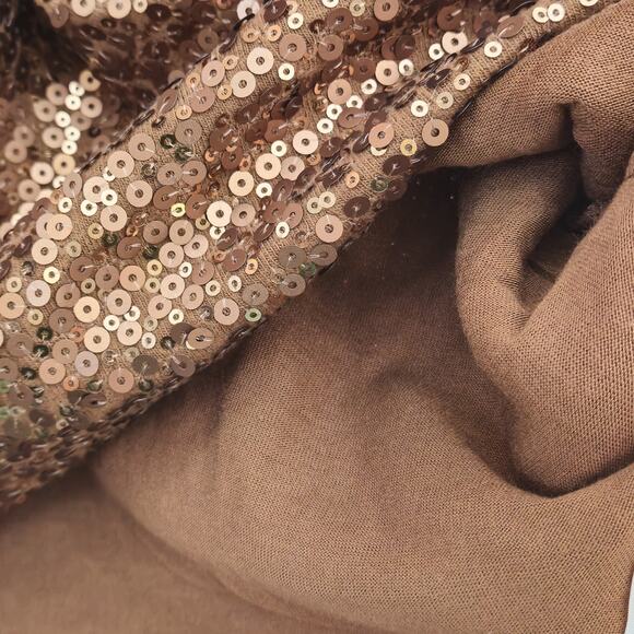 NEW Splendid Women’s Sequin Top Y2K Glam Loungewear Metallic Shine Retro Sz XL - Picture 7 of 10